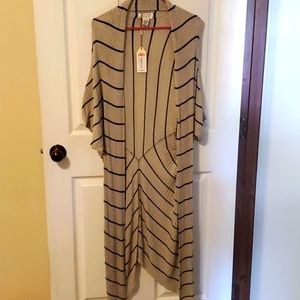 Long Sweater Vest Overlay Medium